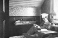First Class compartment. Servants were travelling separately in the 2nd Class.