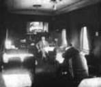 Russian dining car. They were known for a gourmet cuisine.