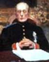 Konstantin Pobedonostsev, mentor and advisor of Alexander III. Portrait by Repin.